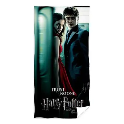 Plážová osuška Harry Potter - motiv Nikomu nevěř - 100% bavlna - 70 x 140 cm