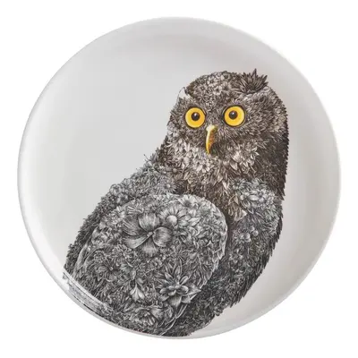 Bílý porcelánový talíř Maxwell & Williams Marini Ferlazzo Owl, ø 20 cm