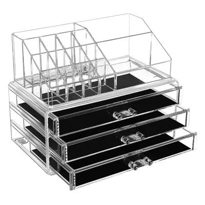 Vasagle Transparentní kosmetický organizér