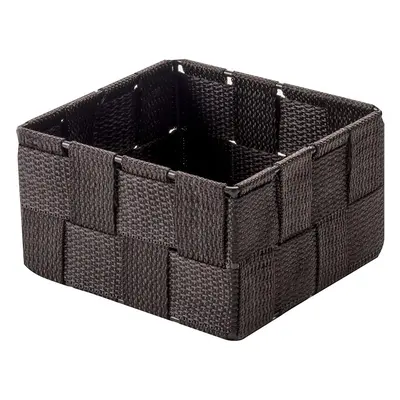 Úložný organizér do zásuvky Compactor TEX - košík S, 12 x 12 x 7 cm, čokoládový