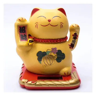 Milujeme Kameny Maneki neko - mávající kočička Solar - Feng shui M