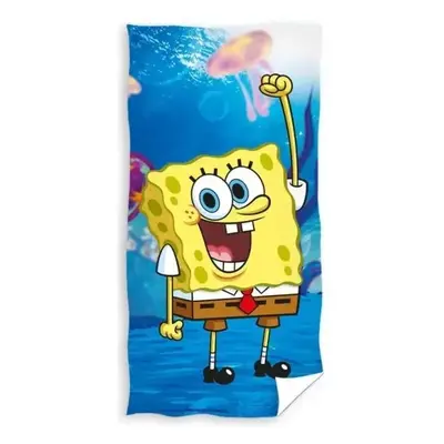 Carbotex osuška Sponge Bob Veselá Houba 70x140 cm