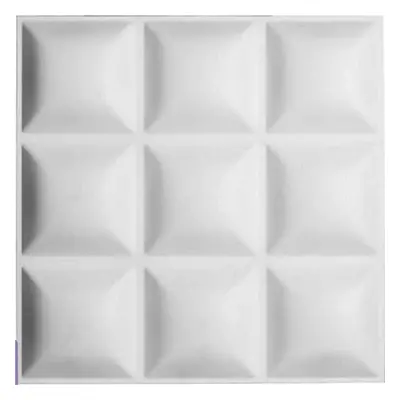 Obkladové panely 3D PVC 10033, rozměr 500 x 500 mm, Block, IMPOL TRADE