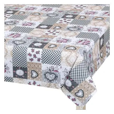 Bellatex Ubrus DITA Patchwork love, 120 x 200 cm