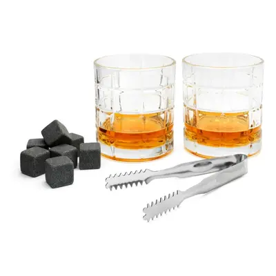 Leopold Vienna Dárkový Whiskey set (skleničky, chladící kostky, kleště)