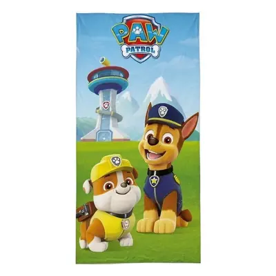 Vesna | Dětská osuška Tlapková patrola PAW PATROL BLUE 70x140 cm