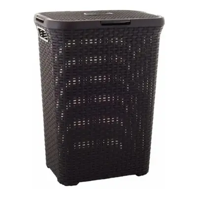 Koš na špinavé prádlo - CURVER RATTAN STYLE Objem: 60 l, Barva: hnědá