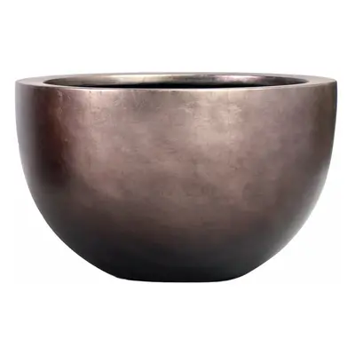 Baq Metallic Silver leaf Bowl Matt Coffee Ø 45 cm / V 27 cm