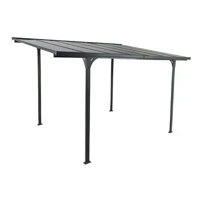 Sunfun Zypern Pergola, půdorysný rozměr: 4 × 3 m, výška: 2,13–2,55 m, antracit