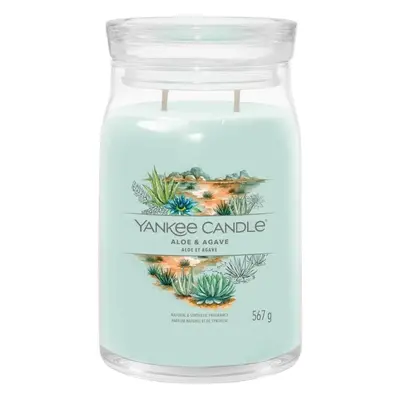 Yankee Candle vonná svíčka Signature ve skle velká Aloe & Agave 567g