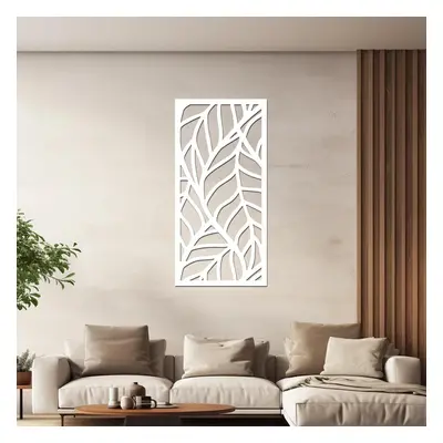 dřevo života Dekorační panel LEAF Rozměry (cm): 30x60, Zvolte barvu dekoru: Bílá