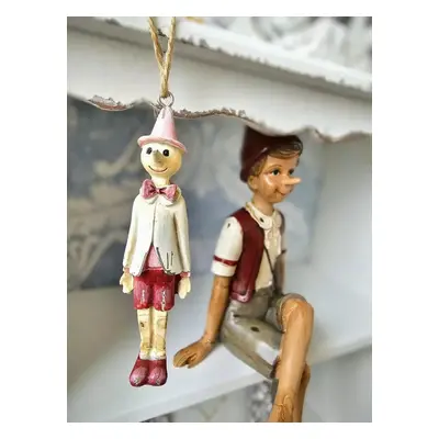 Závěsná dekorativní ozdoba Pinocchio - 3*3*11 cm