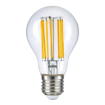 SOLIGHT LED Filament žárovka čirá A60 7,2W/230V/E27/2700K/1521Lm/360°