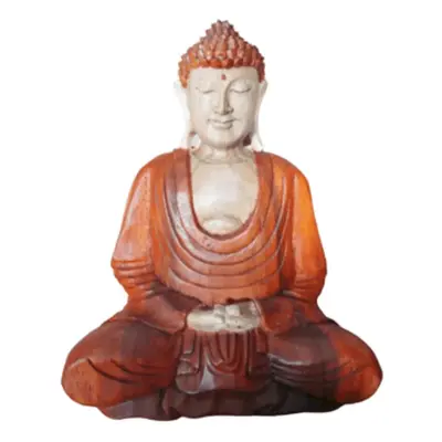 Milujeme Kameny Buddha - dřevěná soška