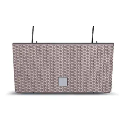 PROSPERPLAST Závěsný truhlík - RATO CASE W Rozměr: 39,5x18,5 cm, Barva: mocca