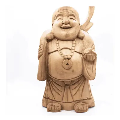 Milujeme Kameny Buddha - dřevěná socha Feng shui BUD21