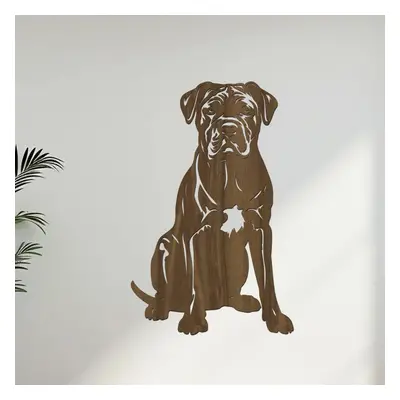 dřevo života Dřevěný obraz Cane Corso Rozměry (cm): 26x40, Zvolte barvu dekoru: Ořech