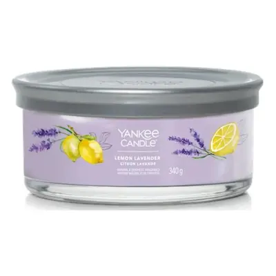 Yankee Candle vonná svíčka Signature Tumbler 5 knotů Lemon Lavender 340g