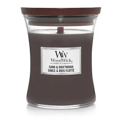 WoodWick Sand & Driftwood vonná svíčka 275g