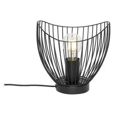 Moderní stolní lampa černá 20 cm - Pua