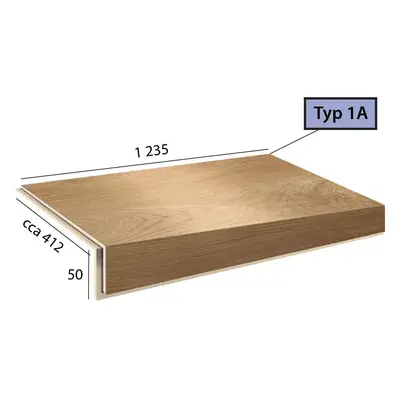 Vinylové schody Ecoline Step 1A - 9509 Dub classic