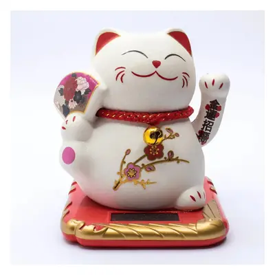 Milujeme Kameny Maneki neko - mávající kočička Solar - Feng shui T