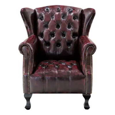 furniture-nabytek.cz - Kožené křeslo Chesterfield