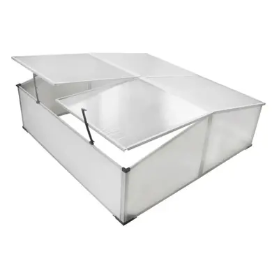 vidaXL Skleník 4 víčka 108 x 41 x 110 cm