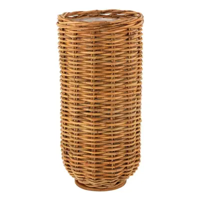 Vysoký kulatý ratanový květináč Rattan honey - Ø51*109 cm