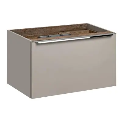 COMAD Závěsná skříňka pod umyvadlo - SANTA FE 82-80 taupe, šířka 80 cm, krémová/dub santa fe vin