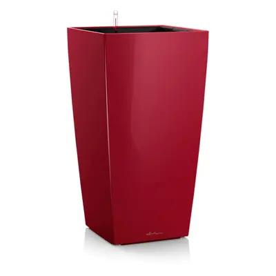 Lechuza Premium Cubico 40 All Inclusive Set Scarlet Red High-gloss s vložkou V 75 cm / D 40 cm