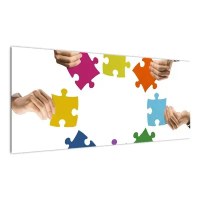 Puzzle - obraz (100x40cm)