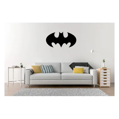 Lepy.cz Samolepka na zeď Batman - logo Velikost (šířka x výška): l20x62cm, Barevná varianta: Lev