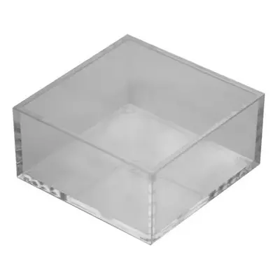 Organizér na šperky a kosmetiku Compactor Crystal, transparentní, malý, 9,5 x 9,5 x 5 cm