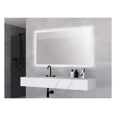 FURNIKA Koupelnové zrcadlo - SP1, 80x65 cm, LED osvětlení