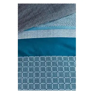 BH prodloužené povlečení Birger Blue, 140x200/220cm + 60x70cm, jednolůžko