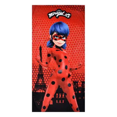 Plážová osuška Miraculous Ladybug - Kouzelná Beruška - 100% bavlna - 70 x 140 cm