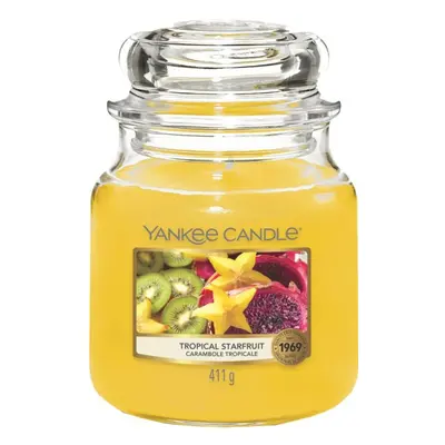 Yankee Candle vonná svíčka Classic ve skle střední Tropical Starfruit 411 g