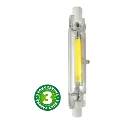 Prémiová LED žárovka R7s 78mm, 5W, 500lm, COB, denní, ekvivalent 42W