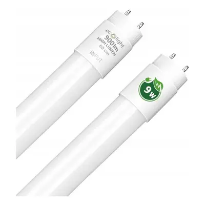 ECOLIGHT LED trubice - T8 - 9W - 60cm - studená bílá