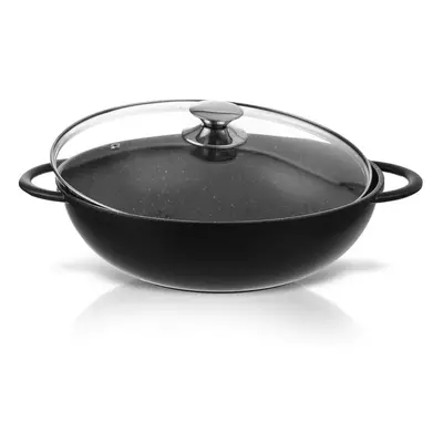 Pánev WOK GRANDE pr. 32 cm skleněná poklice