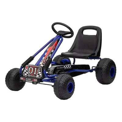 Pedálový dětský gokart, modrý