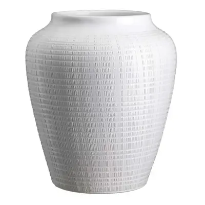 Willow GLAZED White Vase Ø 20 cm / V 25 cm