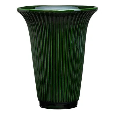 Daisy GLAZED Emerald Green Vase Ø 20 cm / V 25 cm