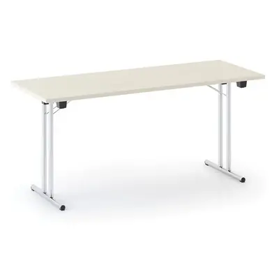 Skládací konferenční stůl FOLDING, 1600 x 800 mm, bříza