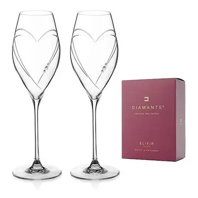 Diamante Swarovski prosecco Hearts 230 ml 2 ks