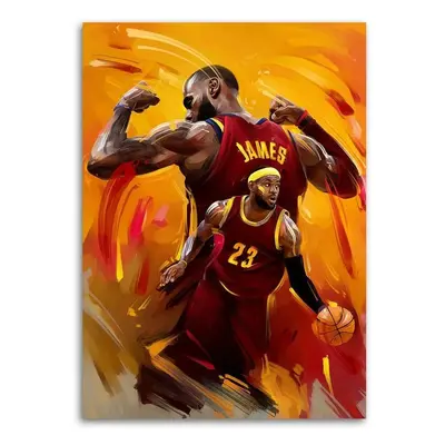 Gario Obraz na plátně LeBron James - Dmitry Belov Rozměry: 40 x 60 cm