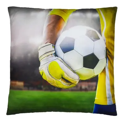 Jerry Fabrics Dětský polštářek s potiskem - Fotbal | 40 x 40 cm