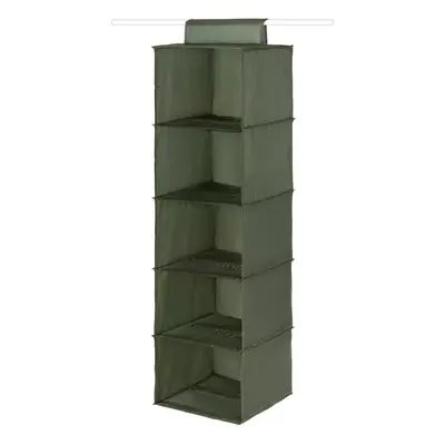 Závěsný organizér na boty a prádlo Compactor Greentex 30 x 30 x 105 cm, khaki zelená