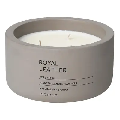 Vonná svíčka ze sojového vosku Royal Leather velká FRAGA BLOMUS